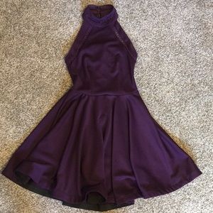 Plum Homecoming Dress